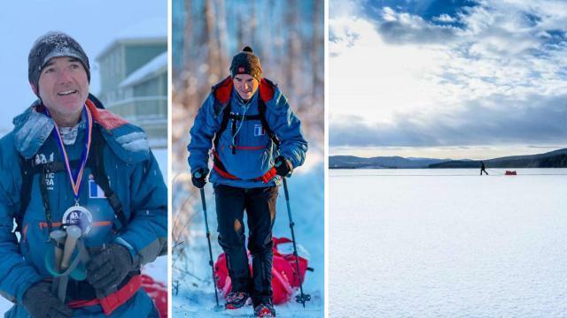 Notre champion qui a remporté la Yukon Arctic Ultra sur le format 430 miles (692 km), dans le Nord du Canada, entre Whitehorse et Dawson City En 217 heures